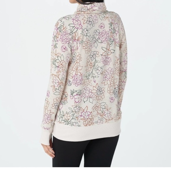 Cuddl Duds Lightweight Comfort Drape Front Cardigan - Picture 5 of 11